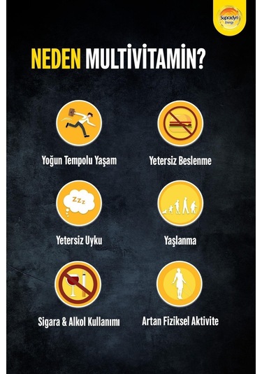 Orzax 30 Film Kaplı Tablet | Koenzim Q10, Multivitamin Ve Mineral Içeren Takviye Edici Gıda