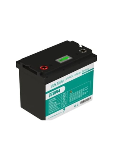 Bpm 12.8v 100ah Lifepo4 Lityum Akü