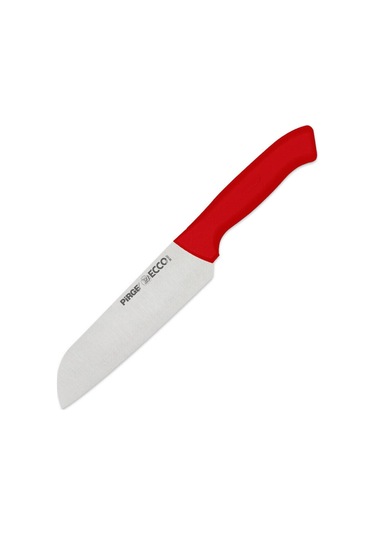 Pirge Ecco Kırmızı Santoku Bıçağı 17 Cm Kırmızı