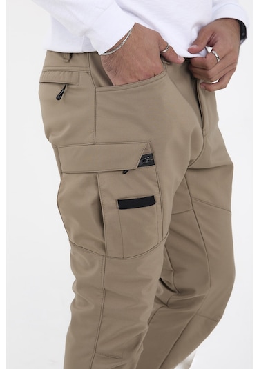 Camp Scoutland Camp592 Outdoor Softshell Su ve Rüzgara Dayanıklı içi Polarlı Kışlık Erkek Bej Taktik Pantolon Bej Camp Scoutland Camp592 Outdoor Softshell Su ve Rüzgara Dayanıklı içi Polarlı Kışlık Erkek Bej Taktik Pantolon Bej