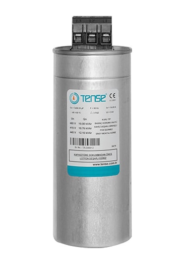 12.5 KVAR/400V Trifaze Kondansatör