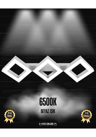 Amigo Gri Kasa, Beyaz Işık Modern Plafonyer Led Avize GRİ RENK