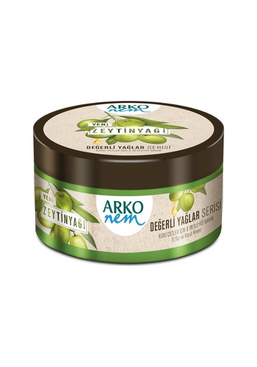 Arko Nem Değerli Yağlar Yeni Kavanoz Zeytinyağı Özlü Krem 250 ML