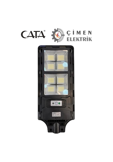 Cata Ct 4641 250 W Güneş Enerjili Solar Sokak Armatürü 6400k Beyaz Işık Beyaz