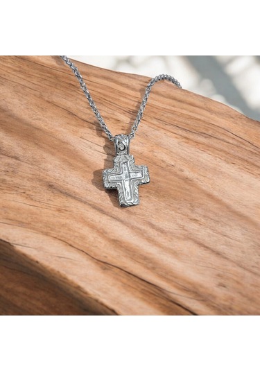 925 Ayar Gümüş Küçük Boy Unisex Hac Kolye Gümüş