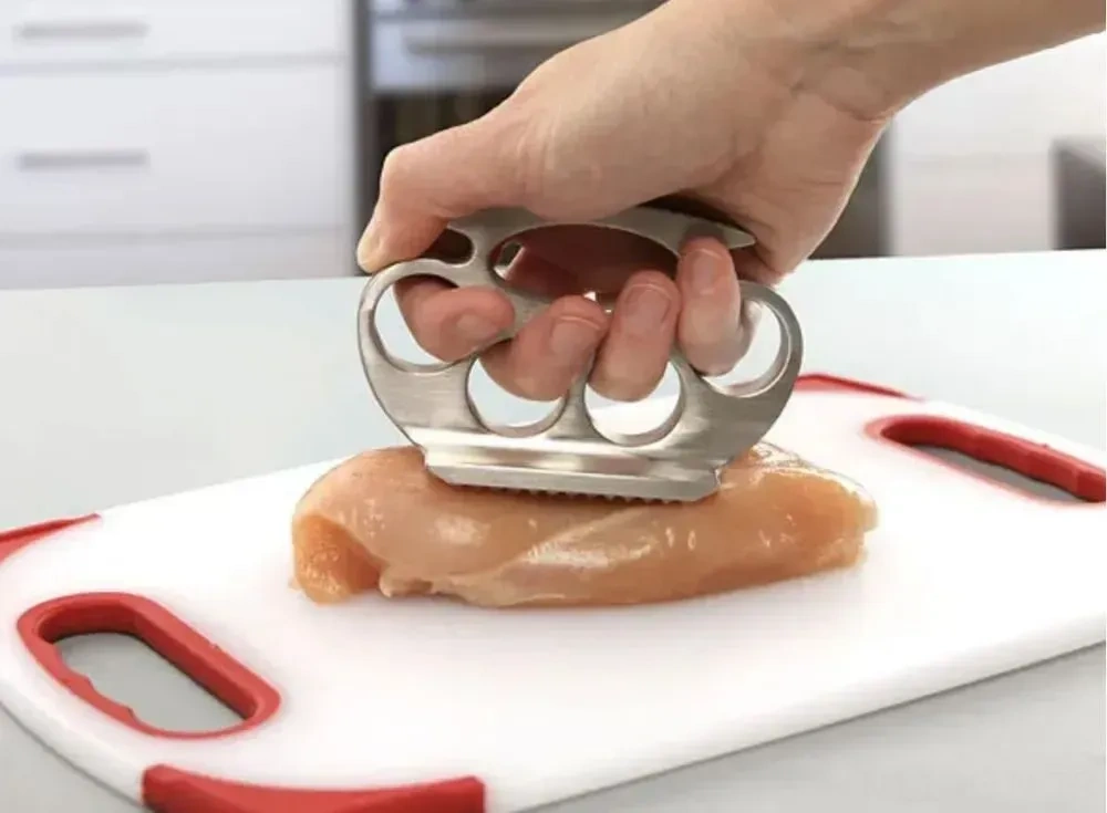 Kosona Et İçini Yumuşatıcı Çekiç - 10 Saniyede Perfekt Biftek, Tereyağlı Tutamak, Lavabo Güvenli, Hafif Mutfak Aleti