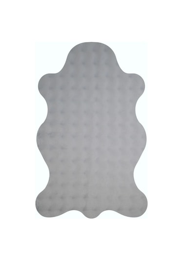 Prizma Halı Bubble Peluş Halı İpek Gri Pos Kesim