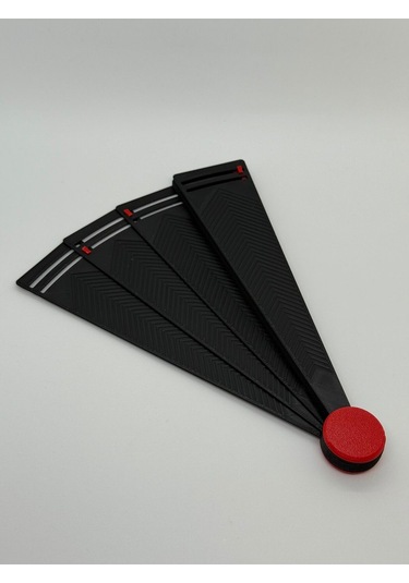 Yelpaze Serinleten Tasarımlar- Kırmızı Siyah