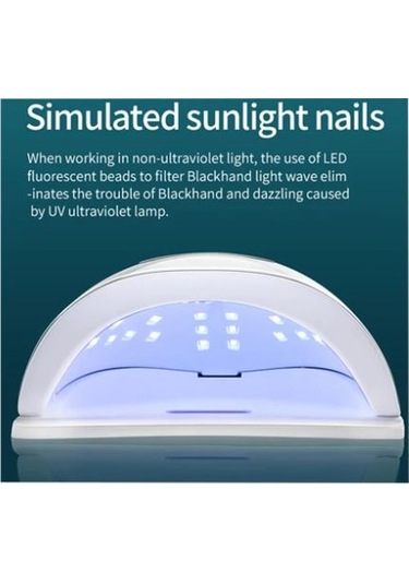 Sun UV X5 Max Kalıcı Oje Ve Protez Tırnak Kurutucu 45 Led 120 W