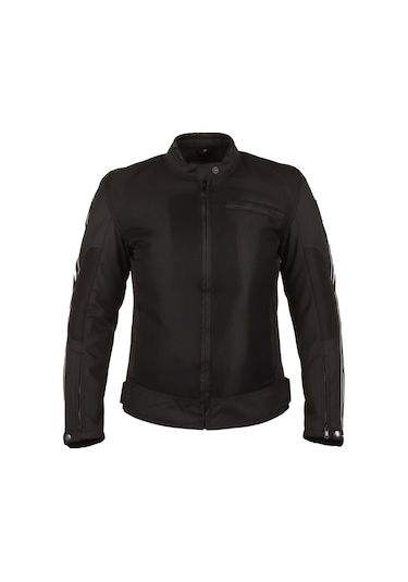 Venom Motosiklet Montu Yazlık Kadın Jessy Fileli Black Motorcu Mont