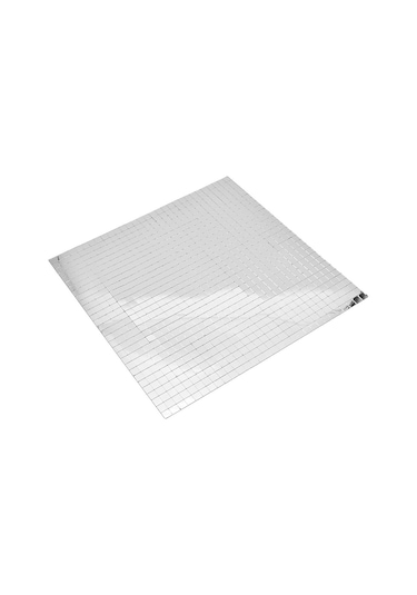 1 Li Kendinden Yapışkanlı Ayna Mozaik Disco Sticker Duvar Çerçeve Eşya Dekoratif Kaplama 30x30 Cm Gümüş