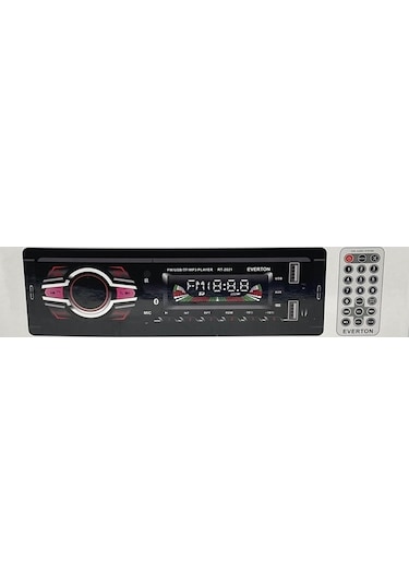 Everton Rt-2021 Çift Usb'Li Usb-Sd-Fm-Aux- Bluetooth Oto Teyp 4X5