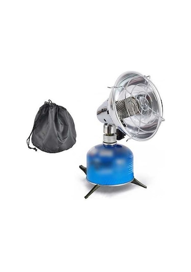 Pazly Mini Kamp Gazlı Isıtıcı - Hızlı Isıtma, Taşınabilir Çadır Isıtıcı Enerji Tasarruflu Gümüş