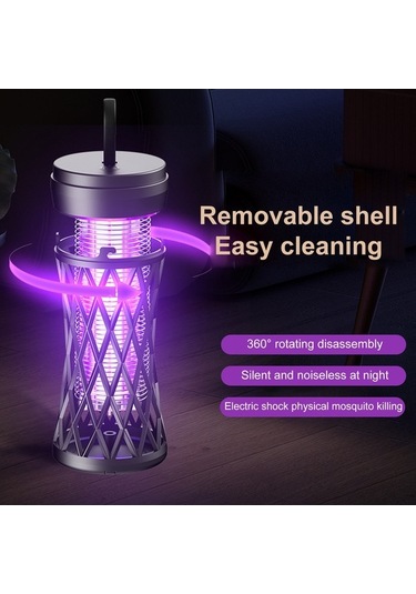 Novahub Elektrikli Sivrisinek Öldürücü - Uv Işıklı Şarj Edilebilir Böcek Lambası