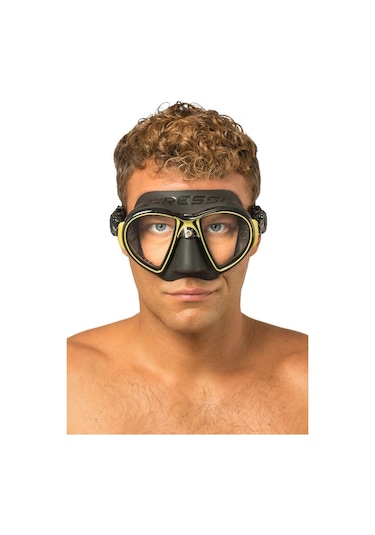 Cressi Zeus Black / Gold Dalış ve Yüzme Maskesi