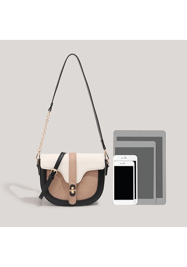 Charhp&kejnt Kontrast Renkli Çanta Çok Yönlü Çapraz Askılı Çanta Tek Omuz Koltuk Altı Eyer Çantası Diğer