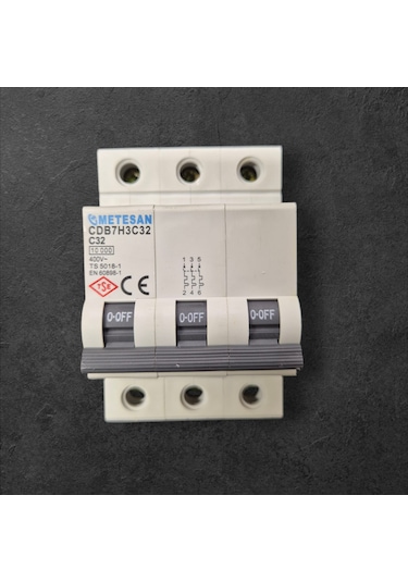 Metesan 3x32a C Tipi W Otomat Sigorta