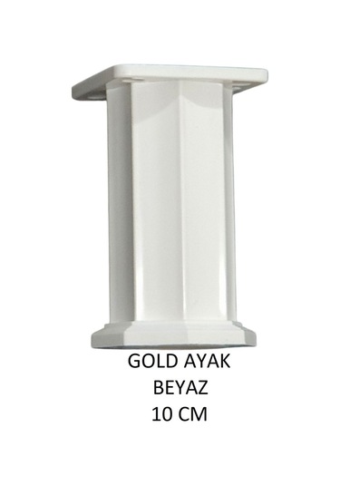 Gold Ayak 10cm Vidalar Dahil Beyaz Beyaz
