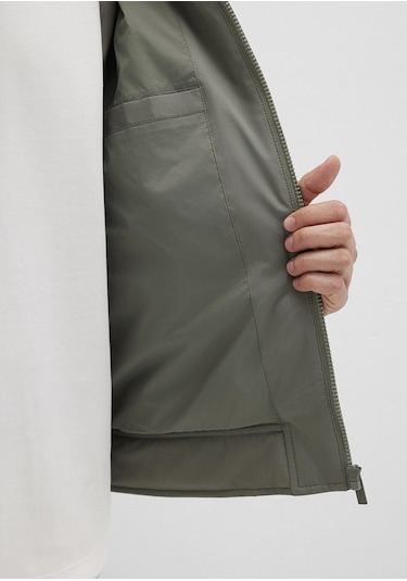 Mavi - Yeşil Bomber Ceket 0110616-85485 Yeşil