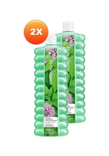Avon Senses Water Mint Nane Ve Salatalık Kokulu Banyo Köpüğü 2 x 1 L
