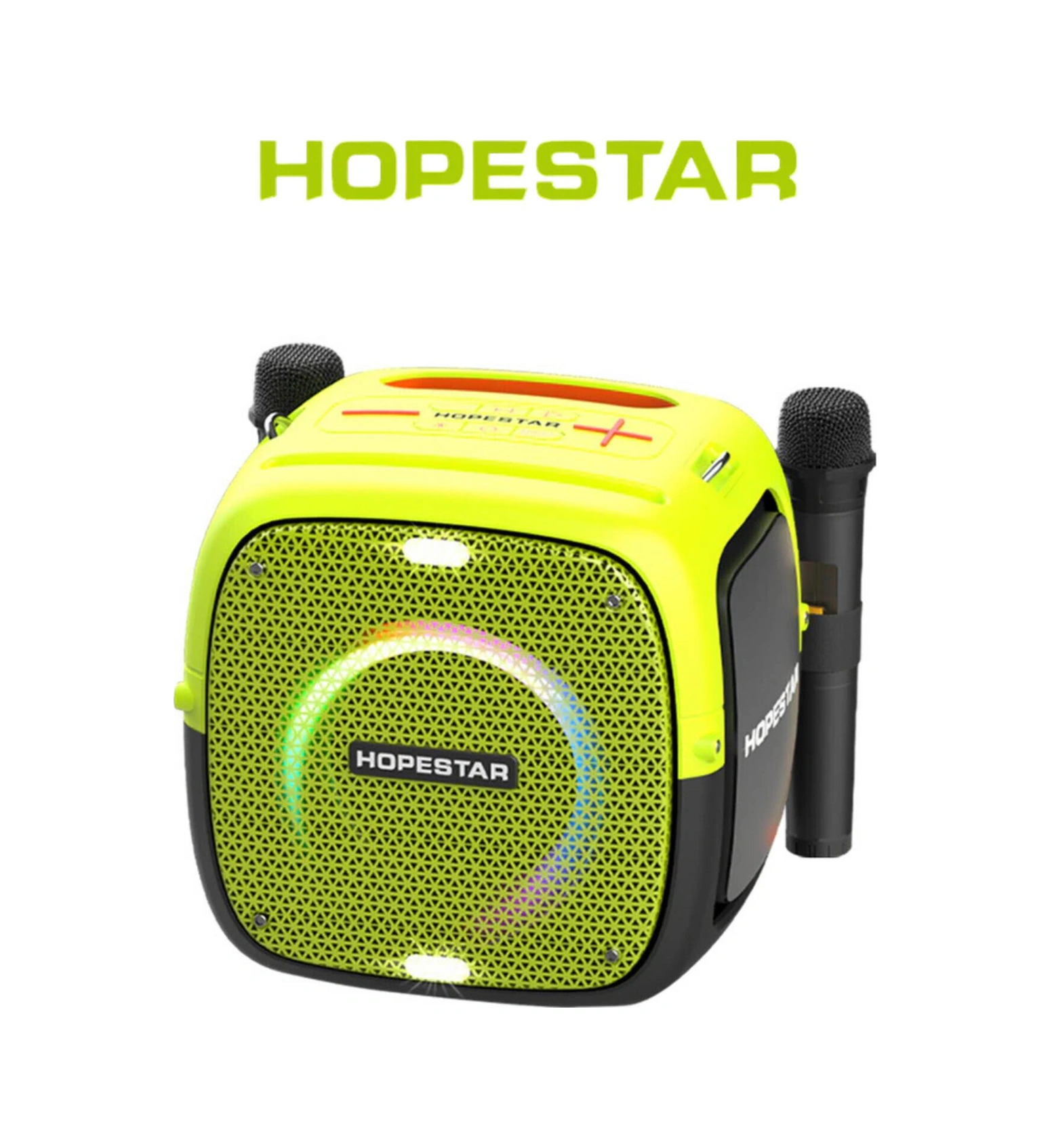 Party One Rgb Işıklı Standlı Çift Mikrofonlu 80w Ipx6 Suya Dayanıklı Bluetooth Hoparlör-115413