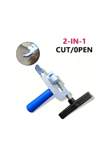 Willowhaven Silvery 2si1 Elmaslı Manuel Seramik Ve Cam Kesici Dayanıklı Metal Tabanlı Gümüşi