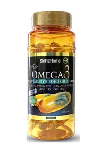 Shiffa Home Omega 3 Balık Yağı 1000 MG 60 Softjel