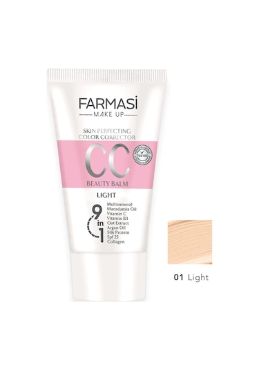 Farmasi Light 01 Numara CC Krem 50 ML