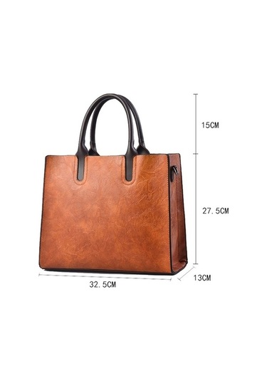 Trendooze 1005 Vintage Kare Siyah Moda Çantası Kadınlar İçin Siyah