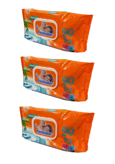 Freshmaker 90'lı Islak Mendil-Havlu 2 Paket 90 Adet