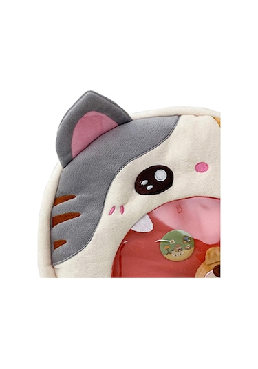 Suntek Karikatür Peluş Sırt Çantası Sevimli Büyük Bebek İle Gri