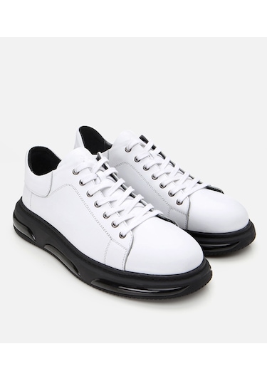 Hotiç Erkek Deri Beyaz Hafif Tabanlı Spor Ayakkabı 02ayh305910a900 Beyaz-whıte Beyaz