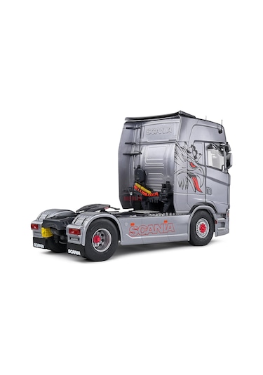 1/24 Scania 580s Highline Custom Silver 2024 Tır Çekici
