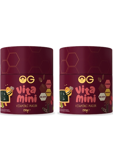 OG natural 2'li Vitamini Vitaminli Macun 230 Gr