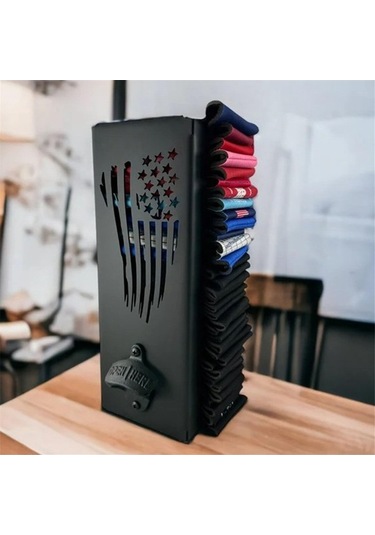 Moly Şişe Aç.lı Kutu Soğutucu Tutucu, 40x9x9cm Siyah, Bira Sevenler İçin Siyah