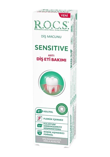 Rocs Sensitive Artı Diş Eti Bakımı Diş Macunu 75 ML