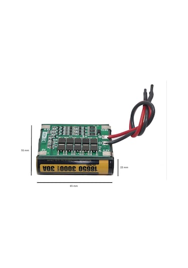 12v Ni-cd Matkaplar İçin 3000 Mah Li-on Pil Grubu Bms Devreli