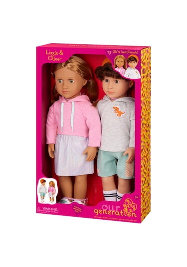 Our Generation Lizzie & Oliver Oyuncak Bebekler - 46 Cm
