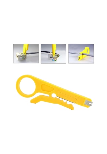 3&amp 39 Ü 1 Arada Modüler Kablo Sıkma,soyma Ve Kesme Pensesi 4172