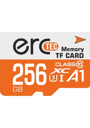 Erctec 256 GB C10 Tf Hafıza Kartı