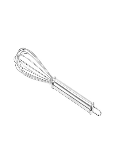 25 Cm Premium Metal Lüx Çırpıcı 2 Mm Kalınlık Profesyonel Mutfak Gümüş