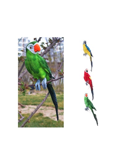 Suntek Yapay Tüylü Kuşlar Heykeli Gerçekçi Bahçe Heykel