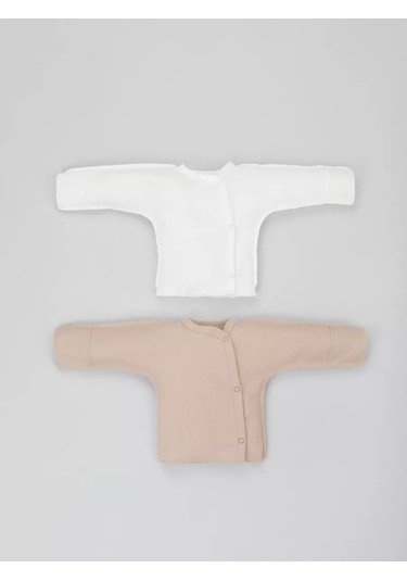 Kidi Yenidoğanlar İçin Fitilli Body 2 Adet 190338183 Bej