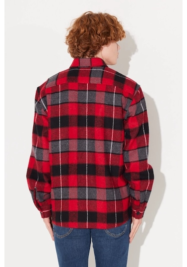 Lee Regular Fit Kırmızı Erkek Oduncu Gömlek L232153600 001