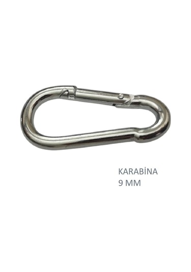 Galvanizli Karabina, 9 Mm, Askı, Çengel, Kanca, Anahtarlık