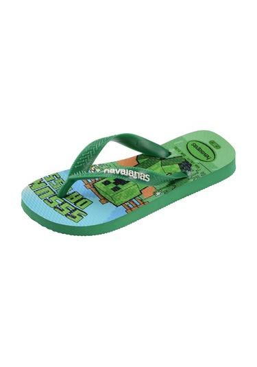 Havaianas Çocuk Minecraft Yeşil Parmak Arası Terlik-14295