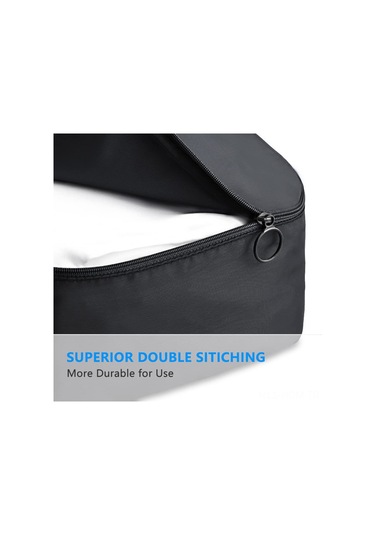 Suofeng Gri Seyahat Organizer Seti 7 Parça - 290t Kumaş Çanta, Elbise Ve Eşya Sınıflandırma, Kolay Kullanım, Dayanıklı Malzeme