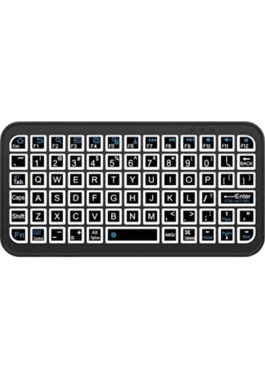 Mey Najmaddin Rgb Işıklı Kablosuz Mini Klavye 10 Mm İnce Gövde Najmaddin