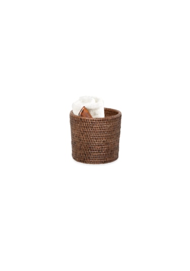 Basket Malzemelik, Oval, Tezgah Üstü - Kahve Kahve