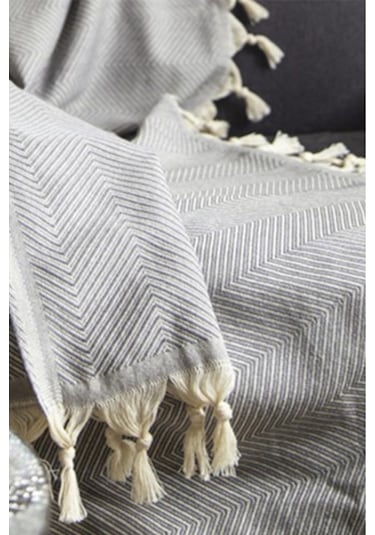 İssimo Decon Koltuk Şalı 170 230 Cm Gri - Gri